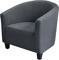 Vista 15 de NILUOH Funda para silla de club, funda elástica para sillón, protector de muebles para sala de estar (04)