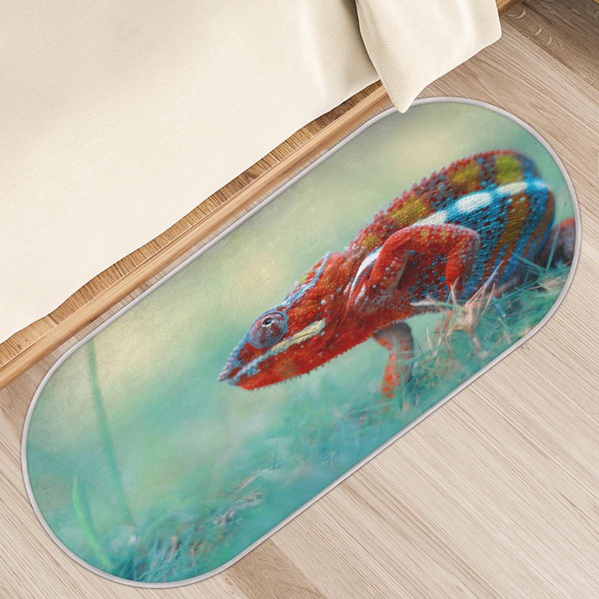 Tapis de sol antidérapant à poils longs TropicalLife pour la cuisine