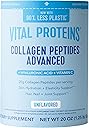Vital Proteins Collagen Peptides Powder Advanced with Hyaluronic Acid & Vitamin C, 20oz Collagen Protein, Unflavored, 27 Servings