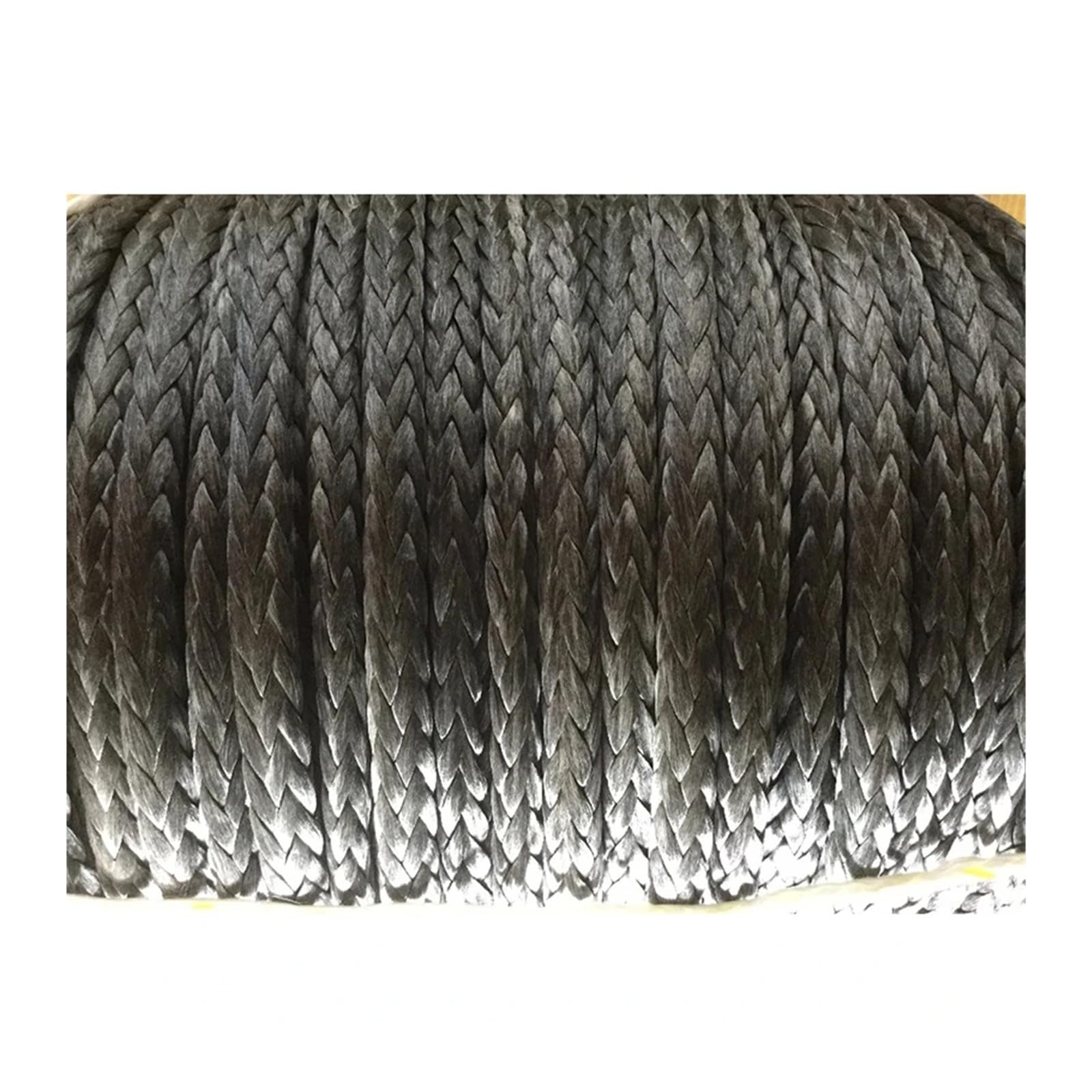 1 szt. 3 mm x 30 m syntetyczna lina do wyciągarek samochodowych 1600 kg, wytrzymała pojazdów terenowych ATV UTV Duża pojemność(Gray)