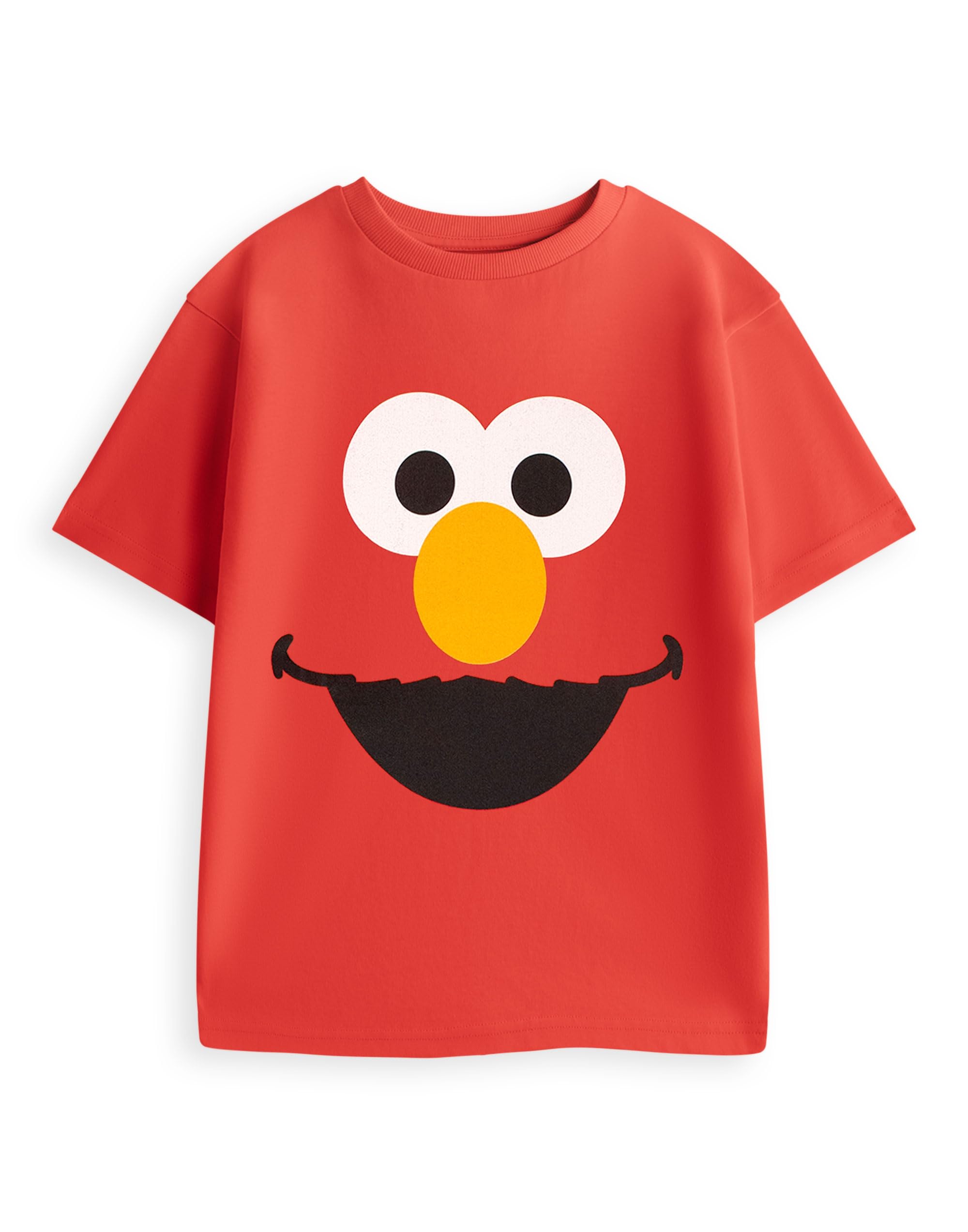 Sesame Street (18-24 Months) Short Sleeved T-Shirt (Unisex Kids Red)