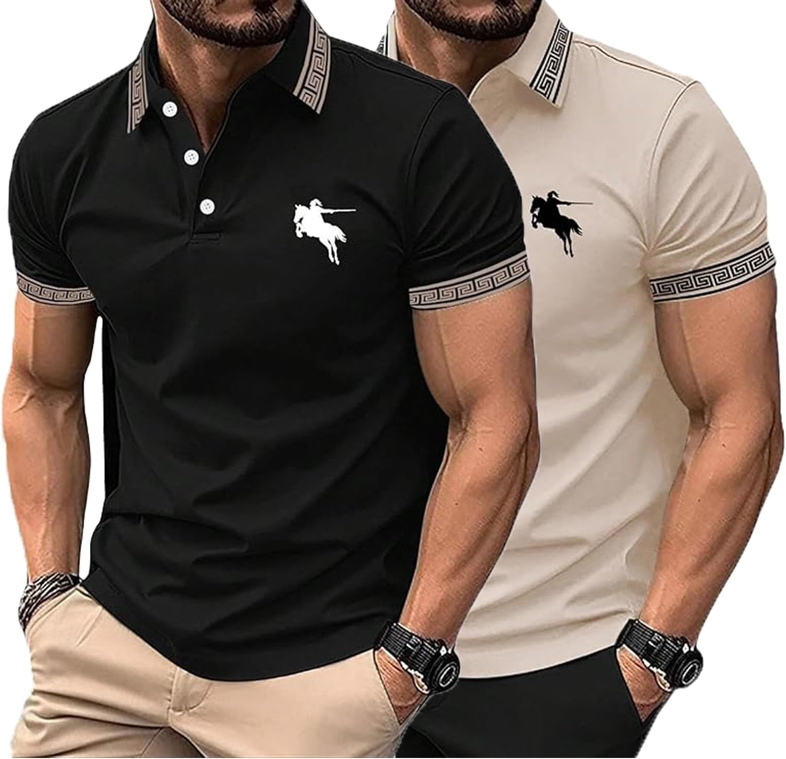 Lymio Polo T Shirt for Men || Men Casual T-Shirt || Polo Available in Combo Pack of 2 & 3 (Polo-4-37)