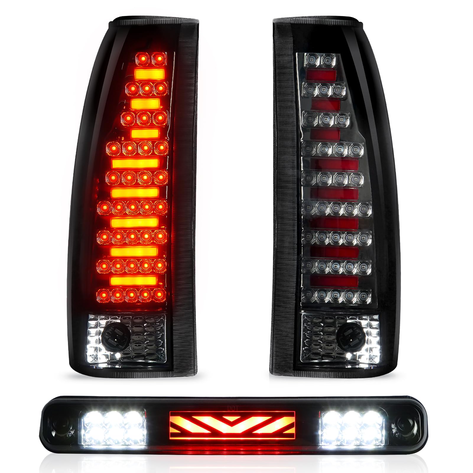 Amazon.com: Tail Light + 3rd Third Brake Lamp for Chevy & GMC