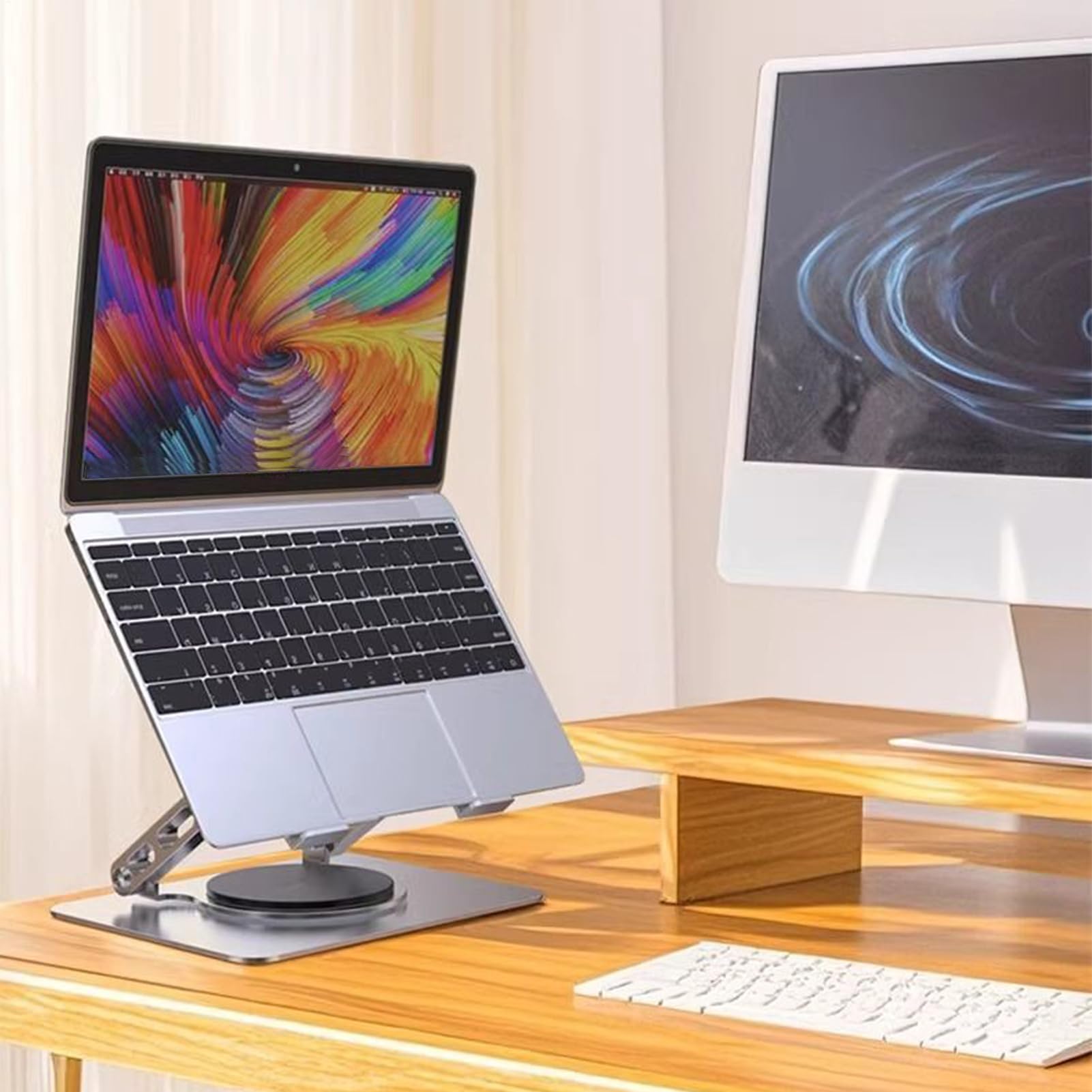 Podstawka pod Laptop 360° Obrotowa Podstawka Do Laptopa Z Rozpraszaniem | Regulowany Uchwyt Na Tableta Do Biura Nauki Gry dla Dorosłych