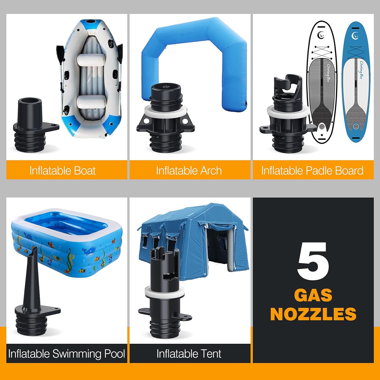 OutdoorMaster 20PSI High Pressure SUP Air Pump The Cachalot - Intelligent Dual Stage Inflation & Auto-Off, Deflation Function, 12V DC Car Connector for Inflatable Stand Up Paddle Boards, Boats : Sports & Outdoors