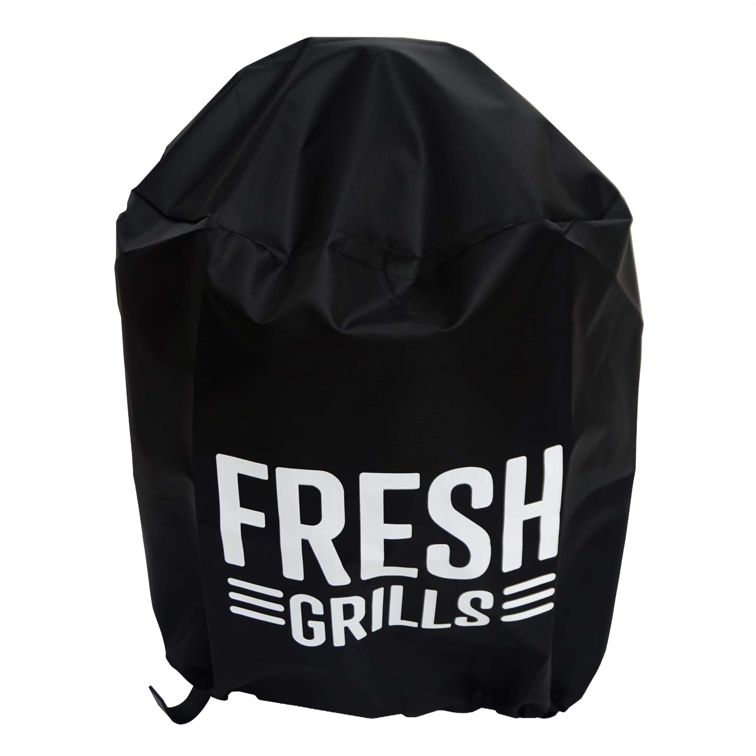 Parrilla Kamado Cerámica 33 cm (13”) Negra con Termómetro – Barbacoa de Carbón Compacta con Control de Temperatura, Acero Inoxidable, Incluye Funda y Utensilios