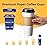 Fit Meal Prep 24 oz 100 Pack To Go Coffee Cups with Lids and Sleeves, Disposable Paper Coffee Cups with Lids for Hot/Cold Beverage
