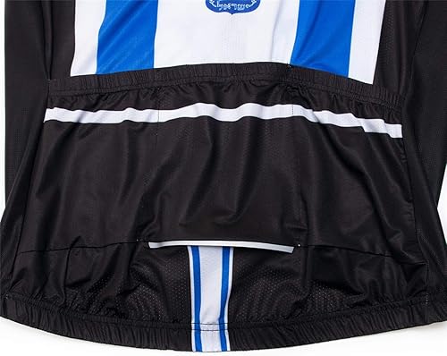 Miniatura 7 de Camisetas de ciclismo para hombre, camisetas de ciclismo de manga corta con cremallera completa