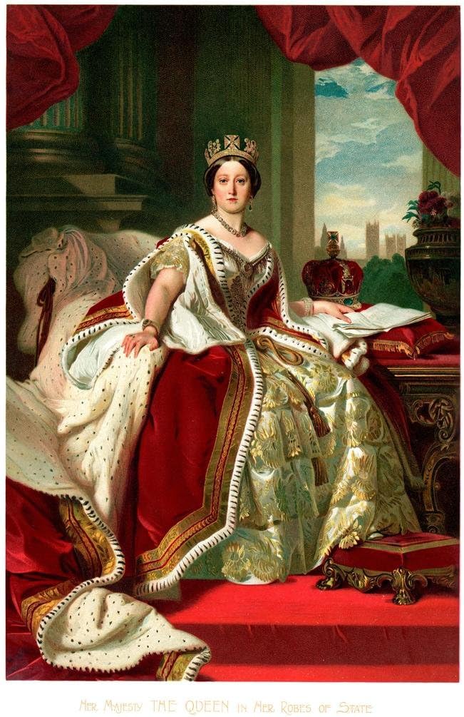 Queen Victoria Portrait Cool Wall Art Print Poster 24x36