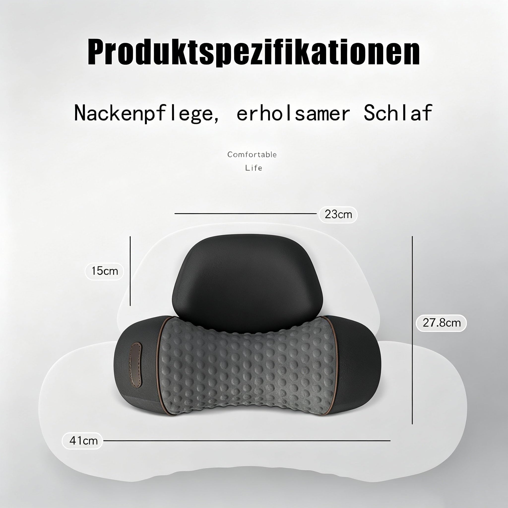 2027 Revitool PhysioRest 3in 1 Massagekissen, 39° Winkel Revitool Nacken