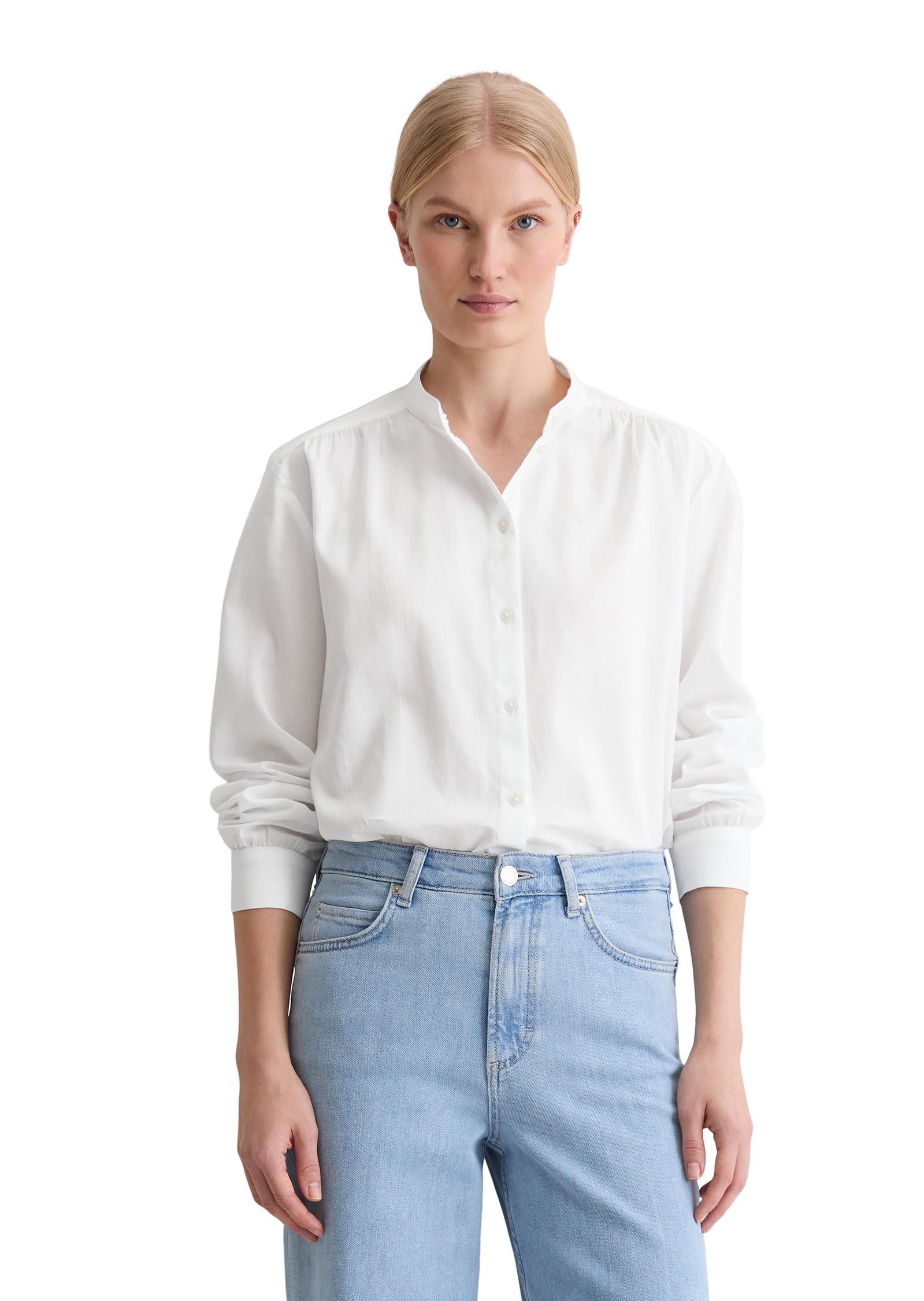 Marc O'Polo H00084542027 Camiseta con Botones Mujer