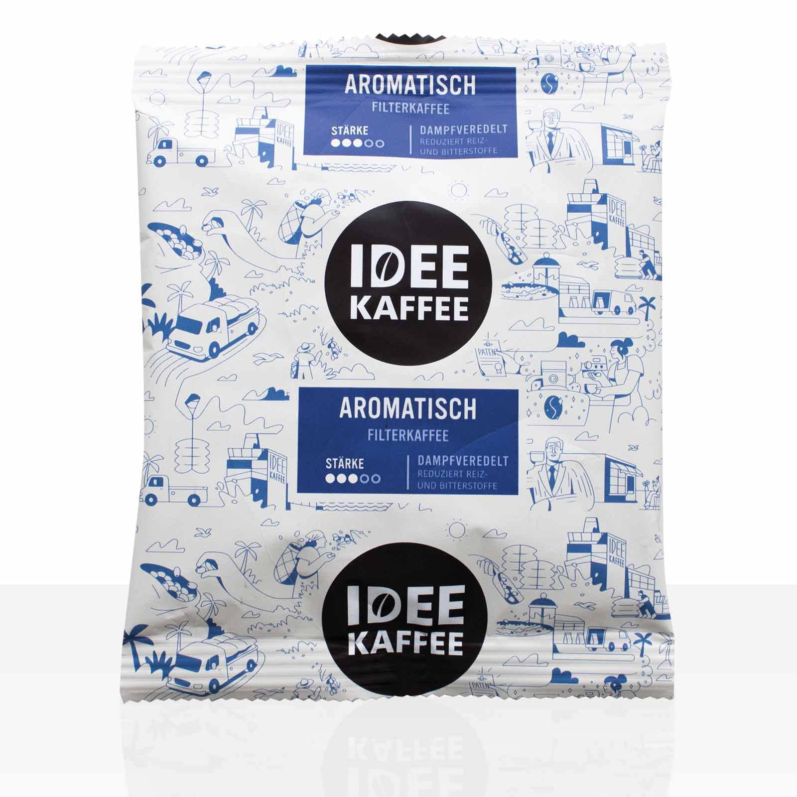 Darboven Idee Kaffee Classic Aromatisch 42 x 60g gemahlen + 50 Korbfilter Servicepaket