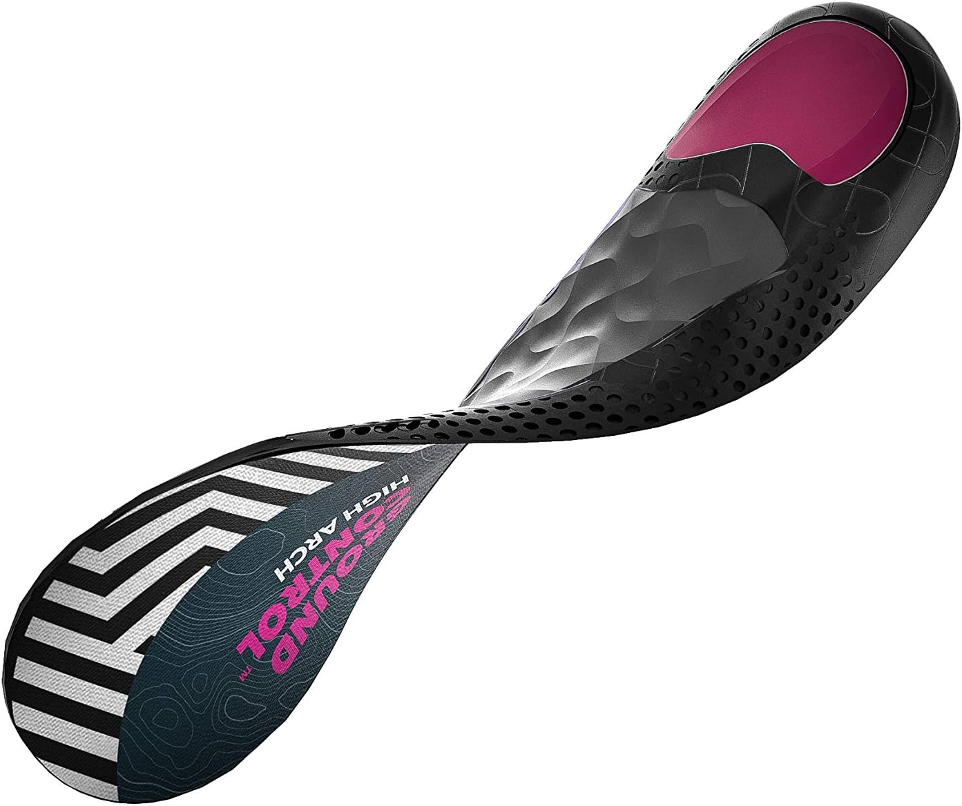 Spenco Ground Control Shoe Insoles For High Arches are made of flexible material