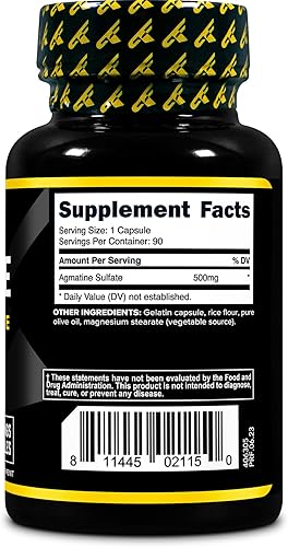 Miniatura 4 de Primaforce Sulfato de agmatina 500 mg, 90 cápsulas - Suplemento sin OMG, sin gluten