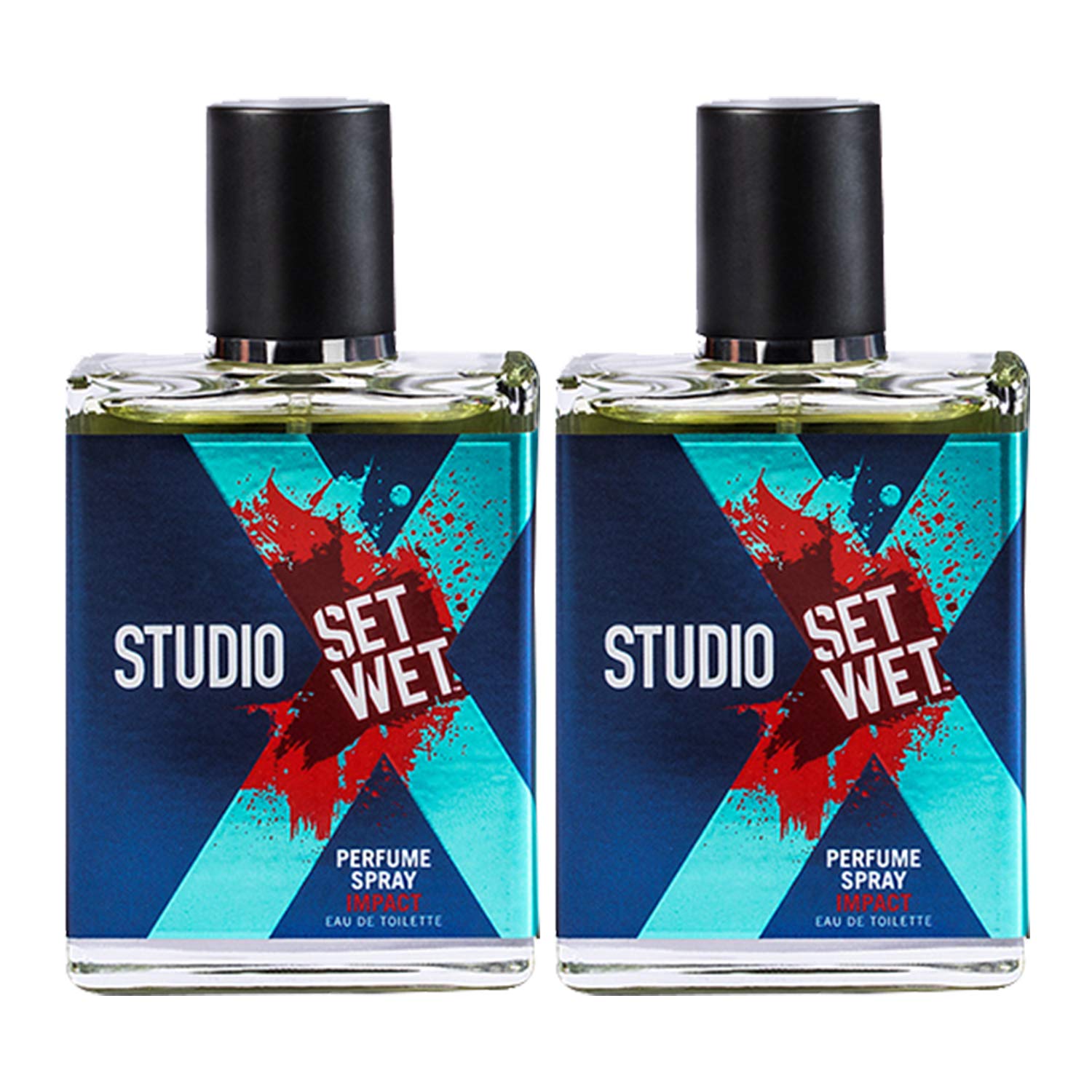 Buy Set Wet Studio X Perfume Spray For Men Impact, 49 ml (Pack of 2