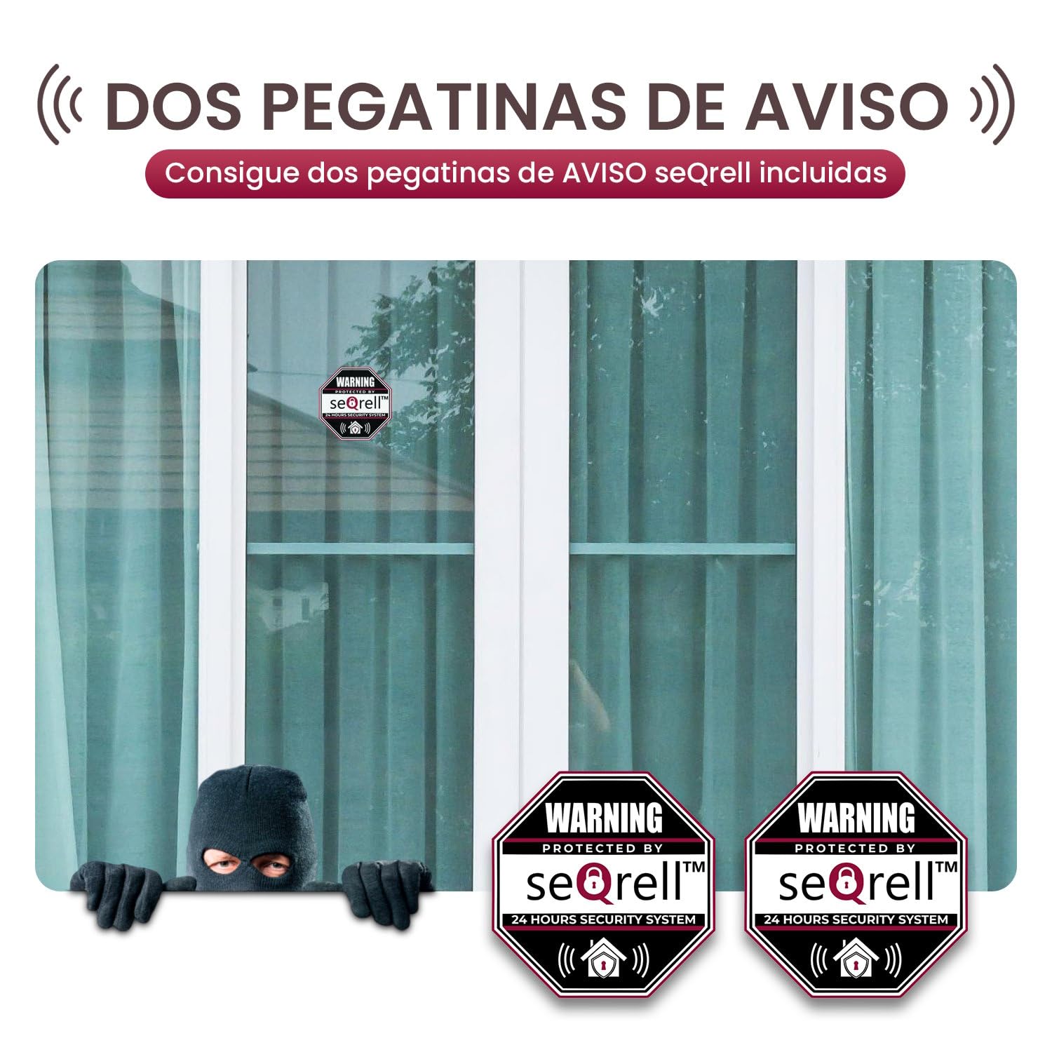 Kit Alarma Casa con Aviso al Movil sin cuotas WiFi y 4G gsm con 7" Pantalla Táctil y Batería de 5000 mAh, Alexa, Aplicación Tuya Smart Life, Detector de Fugas de Agua, SQ7024B