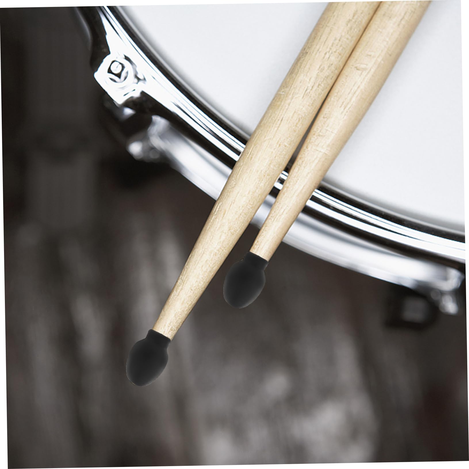 24piezas Puntas De Para Baquetas De Batería Accesorios Silenciosos Para Práctica De Percusión Compatible Mayoría De Baquetas