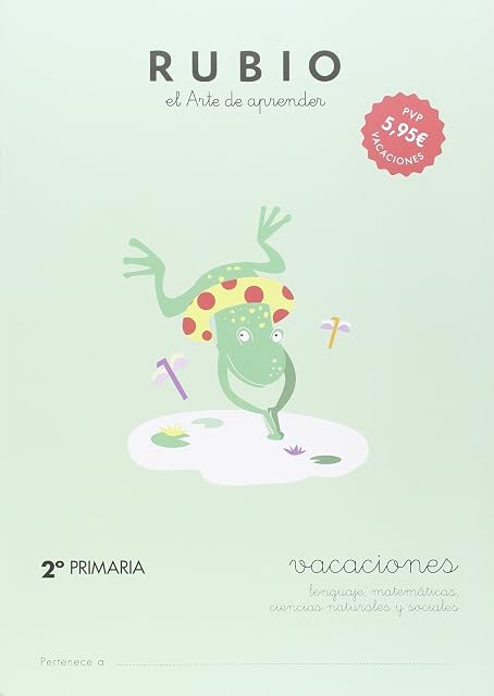 Portada de RUBIO VACACIONES - 2º PRIMARIA