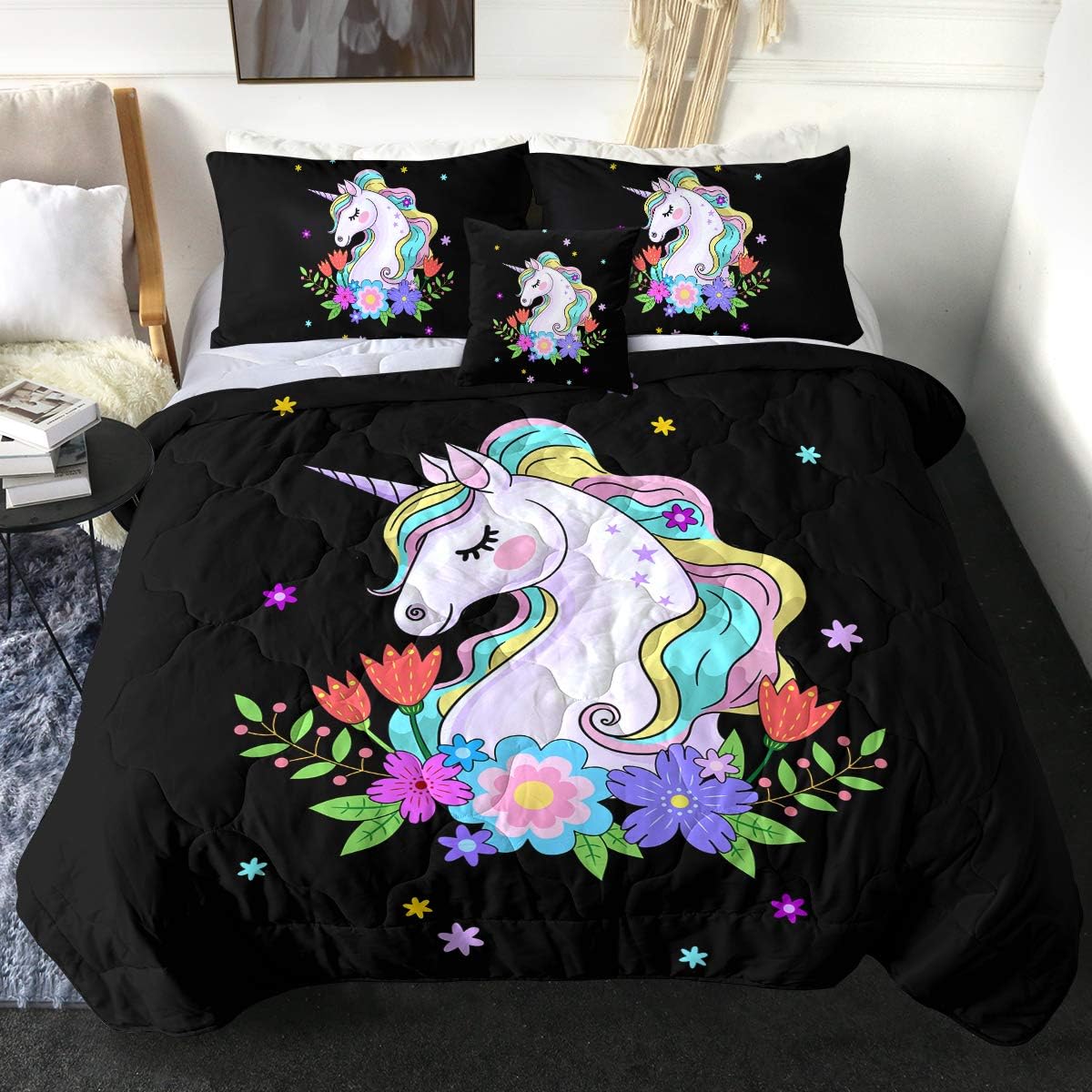 king size unicorn comforter
