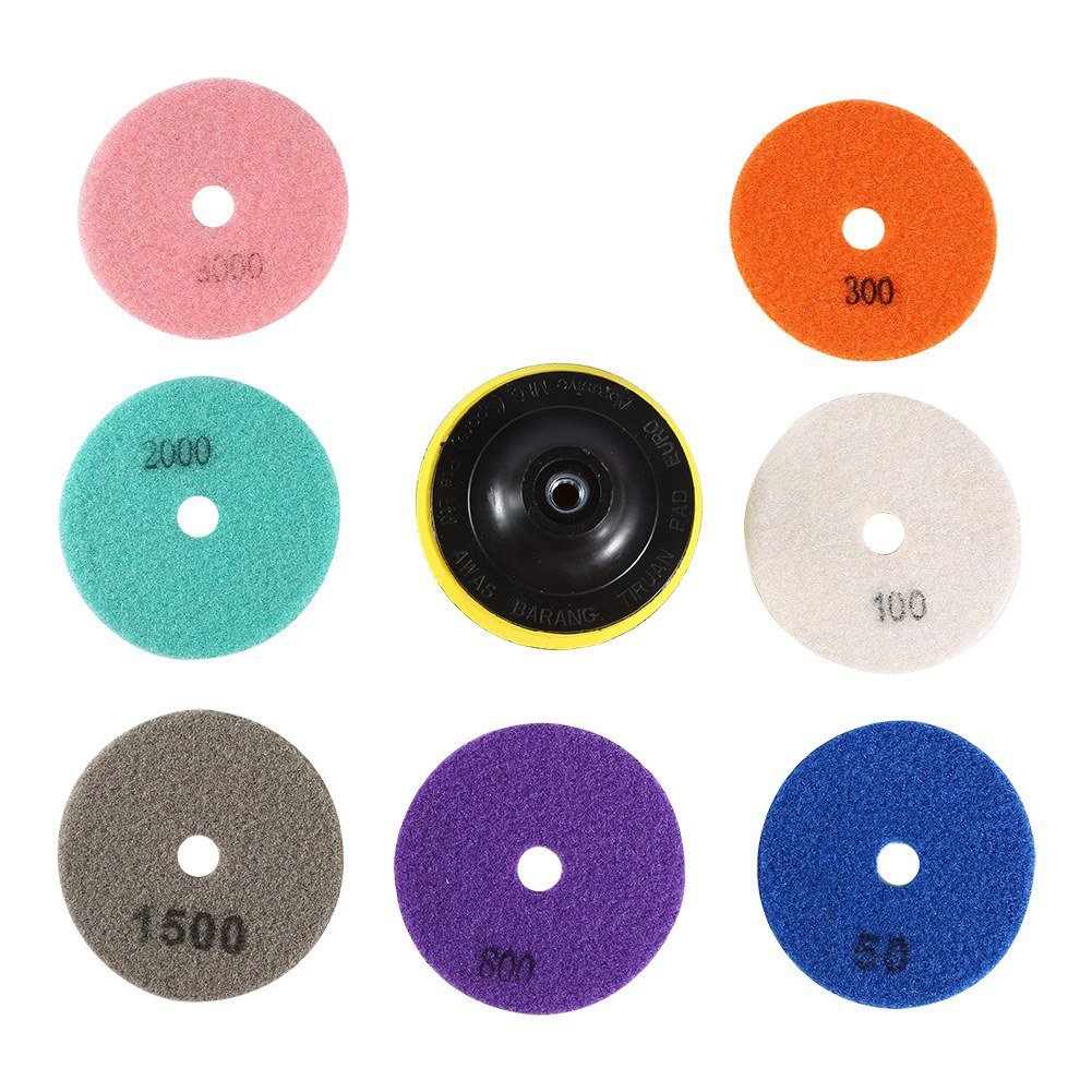 Video's over Wat is 2026 Bcmc 5/6/8 Inch 125mm Droge of Nat Diamant Steen Polijst Pads Flexibele Slijpschijven voor Graniet Beton Marmer Kalksteen Gereedschappen