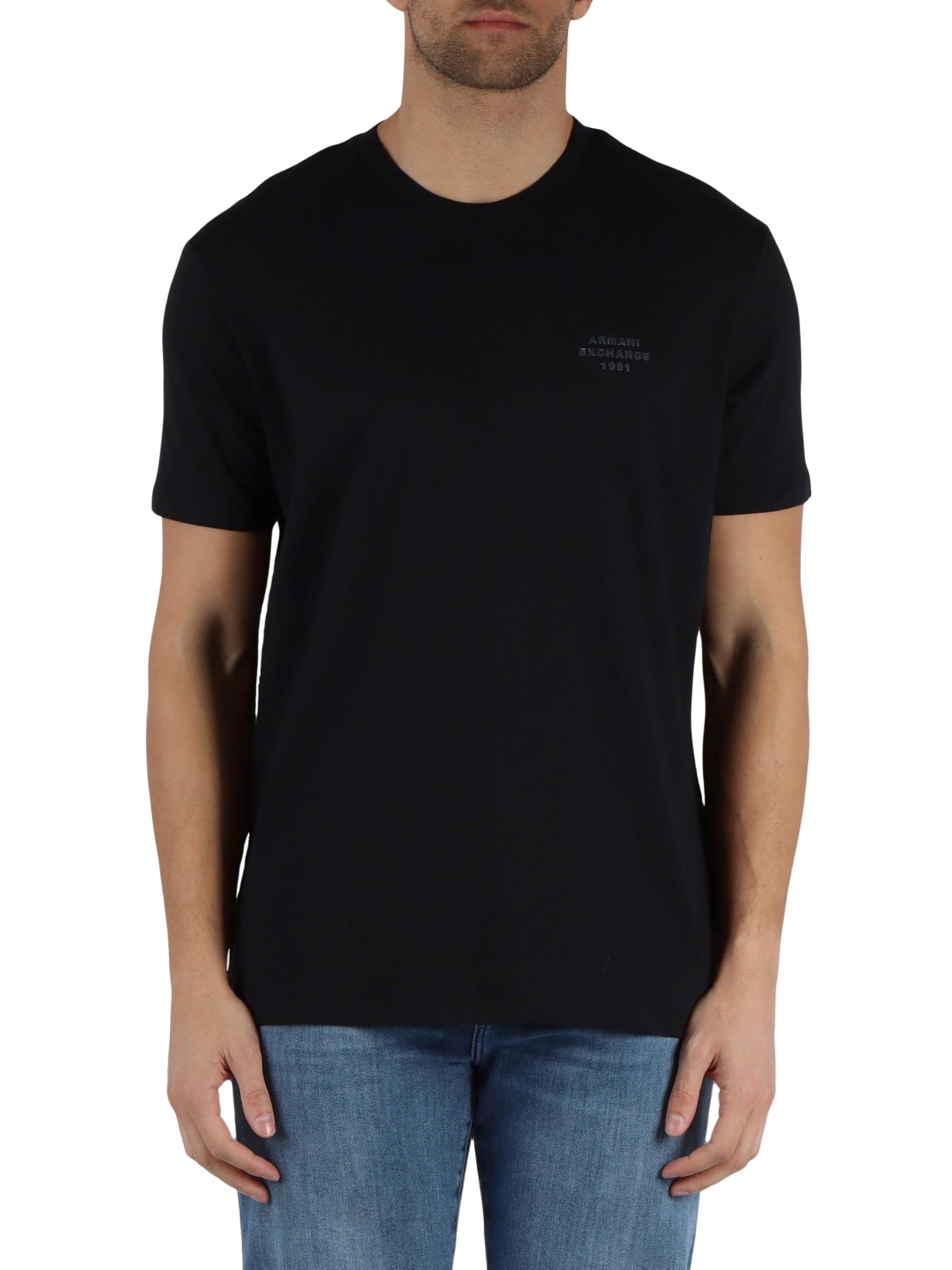 Armani Exchange Unisex Darkblue Jersey T-Shirt
