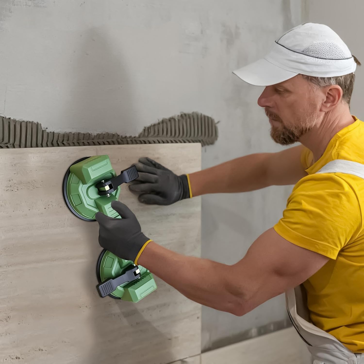 Laminate Floor Gap Fixer Tool Adjustable Double-Headed Puller | Floor Gap Fixer Tool Slat Grabber for Laminate Hardwood Tile Indoor Outdoor Home Bathroom Living Room
