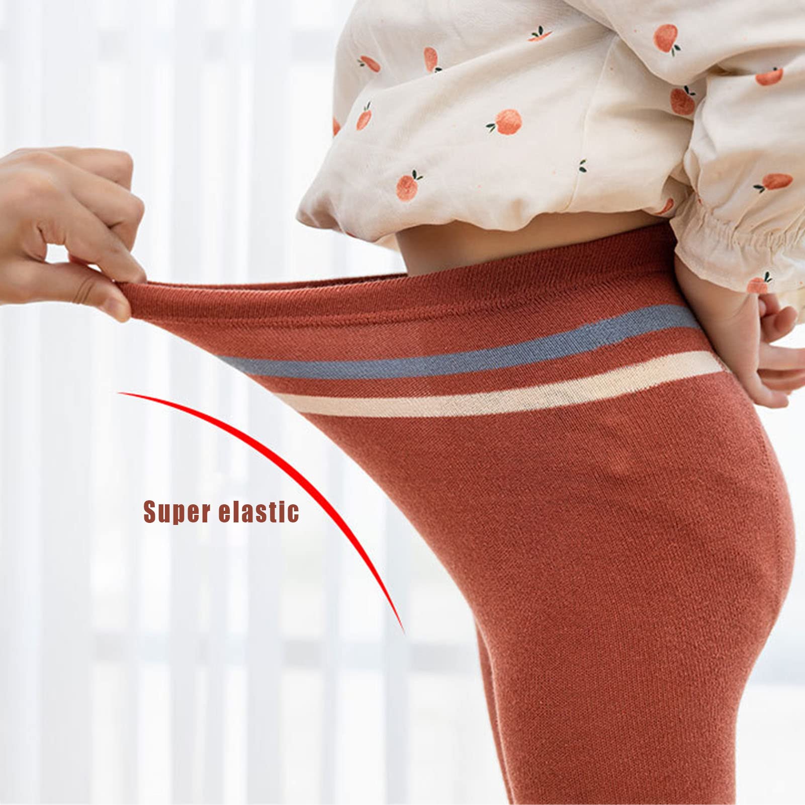 Mallas De Algodón Para Niña, Medias De Pantimedias Con Legging Para Niños, Punto Acogedor Pantys Con Patrón Lindo, Respirable Primavera Otoño Medias Para 1-7 Años