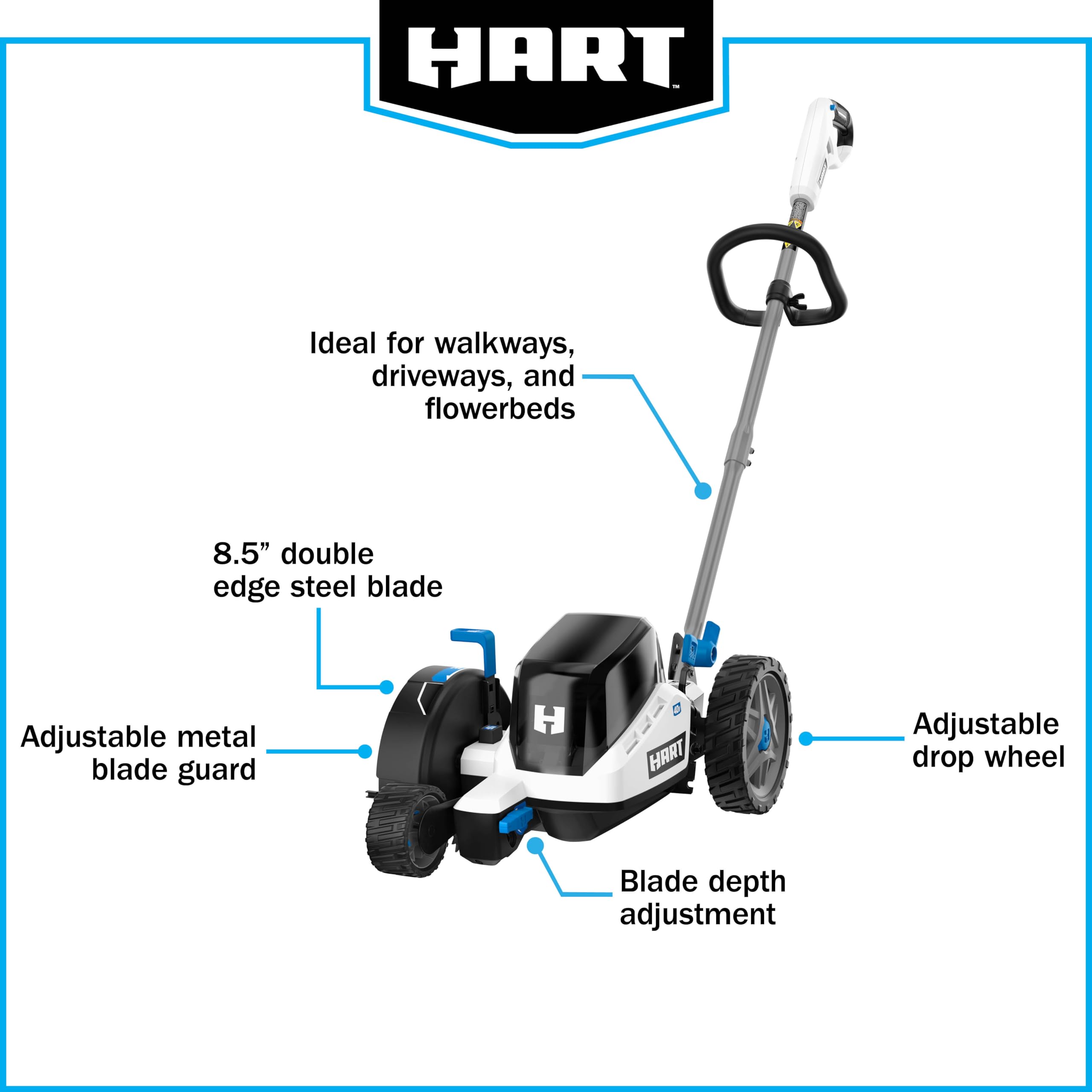 Amazon.com : Generic HART 40V Walk Behind Edger self