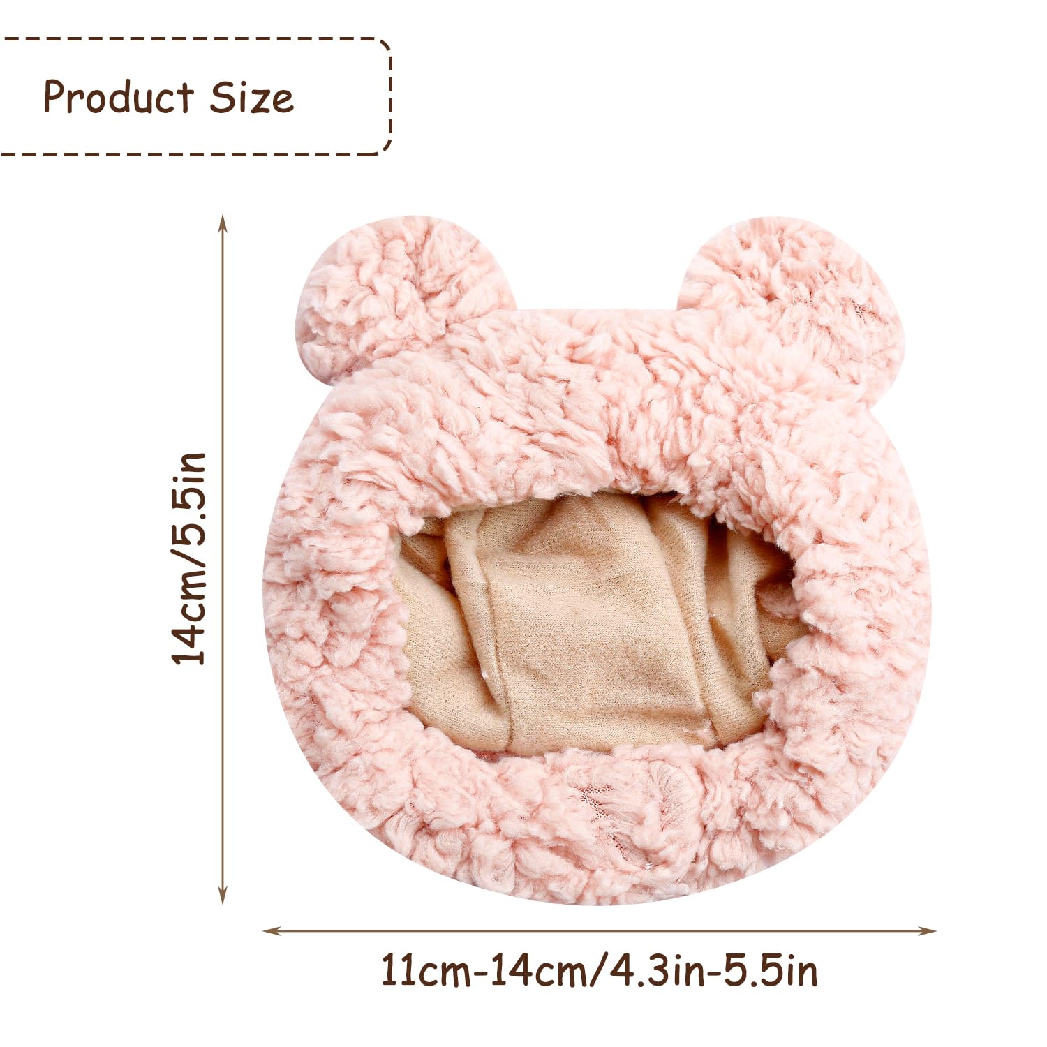 Luckious Cat Bear Hat, Soft Breathable Cute Bear Shape Headwear - Image 2