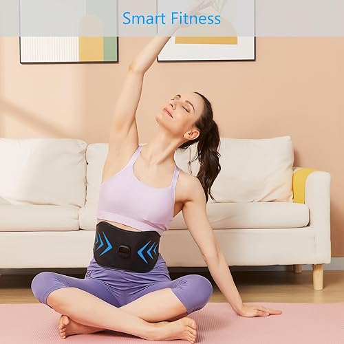 Miniatura 4 de Estimulador ABS, estimulador muscular EMS, máquina de abdominales, equipo de entrenamiento físico para mujeres y hombres, tóner muscular portátil