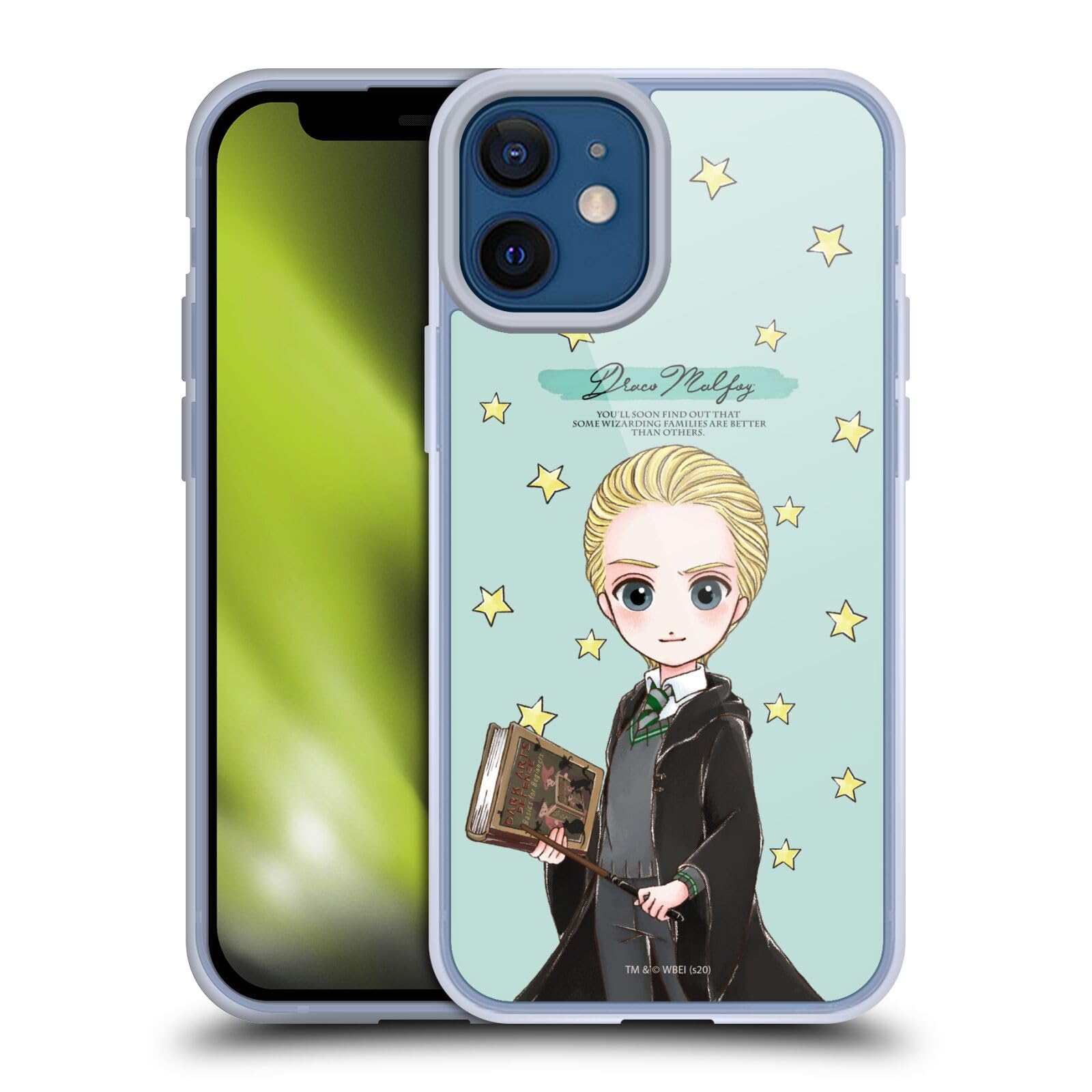 Head Case Designs Licenciado Oficialmente Harry Potter Patrón Luna Reliquias de la Muerte XXXVII Caso Funda de Gel Suave Compatible con Apple iPhone 12 / iPhone 12 Pro — view 188