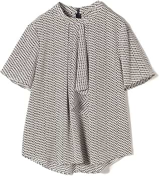 【専用】♡新品・未使用・タグ付♡ SHIPS 手洗い可能　幾何学　ボウタイ SHIPS シャツ ブラウス 「手洗い可能」幾何学 ボウタイ ショート