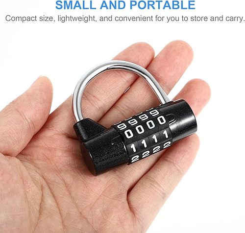 Miniatura 6 de DOITOOL Candado de combinación fácil de operar para casilleros escolares, buzones de correo y uso seguro al aire libre