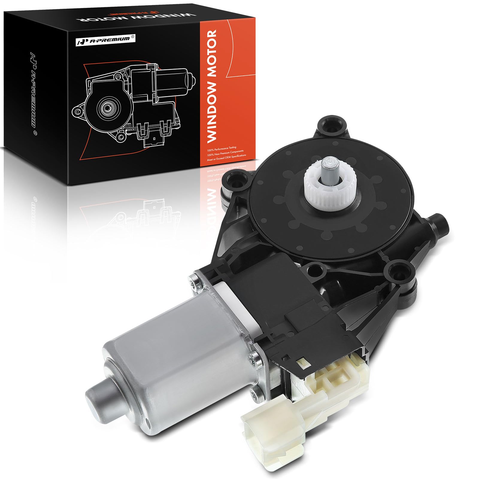 A-Premium Power Window Lift Motor Compatible with Ford Focus 2012-2018, Transit Connect 2014-2018, Transit-150, Transit-250, Transit-350 HD 2015-2018, Replace# 6CPZ-9923394-B