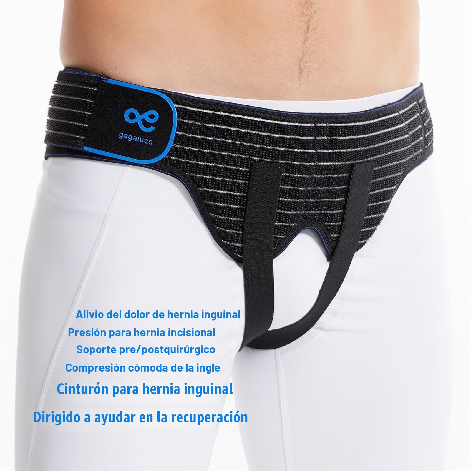 Cinturón De Hernia Para Hombres Y Mujeres - Cinturón Ajustable De Soporte De hernia Inguinal Para El Alivio Del Dolor Y El Tratamiento De Hernias Inguinales O Abdominales Inferiores.