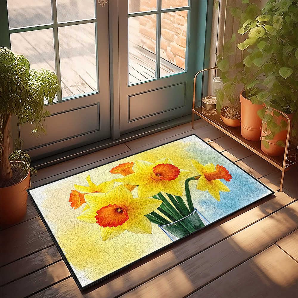 Paillasson en silicone antidérapant de 50 x 80 cm pour un sol sécurisé
