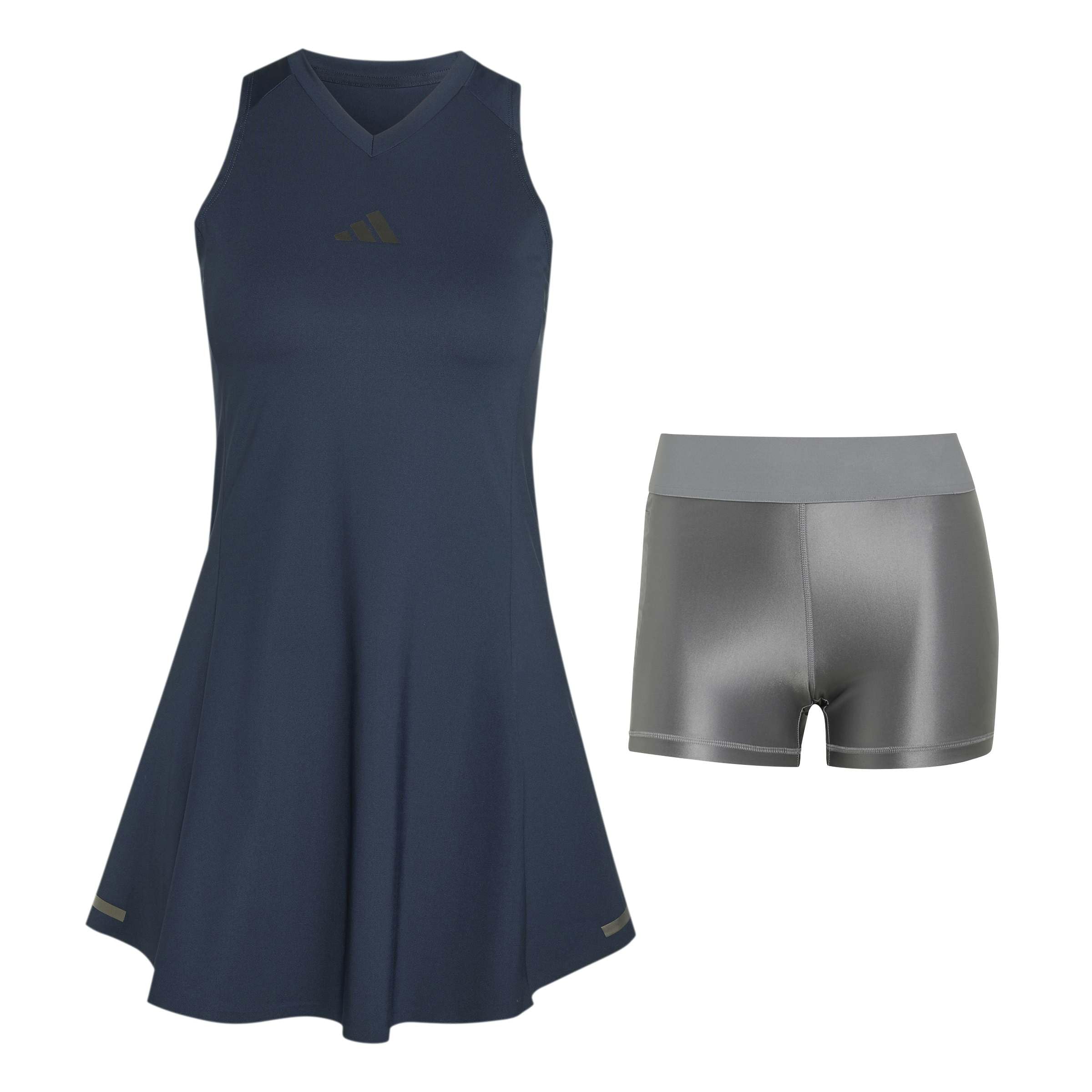 adidas Women's Climacool Tennis Y-Dress Pro Dress, Aurora Ink, M