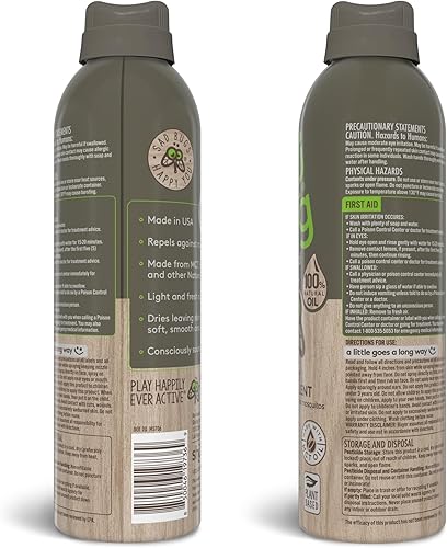 Miniatura 7 de Shubug (2 unidades) Spray repelente de mosquitos natural Protección natural de insectos a base de plantas, sin DEET, fórmula de geraniol con