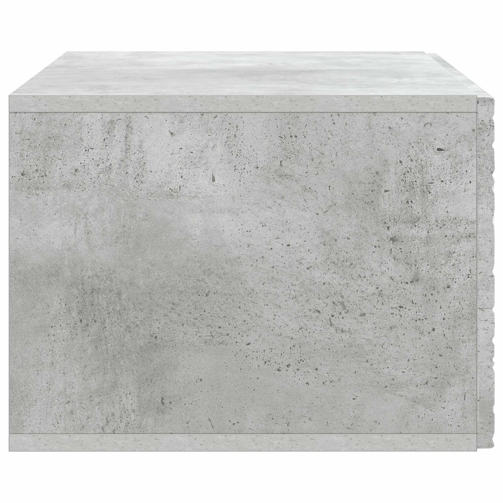 Mueble para TV montado en la pared, 78,5 x 41 x 30 cm, color gris hormigón