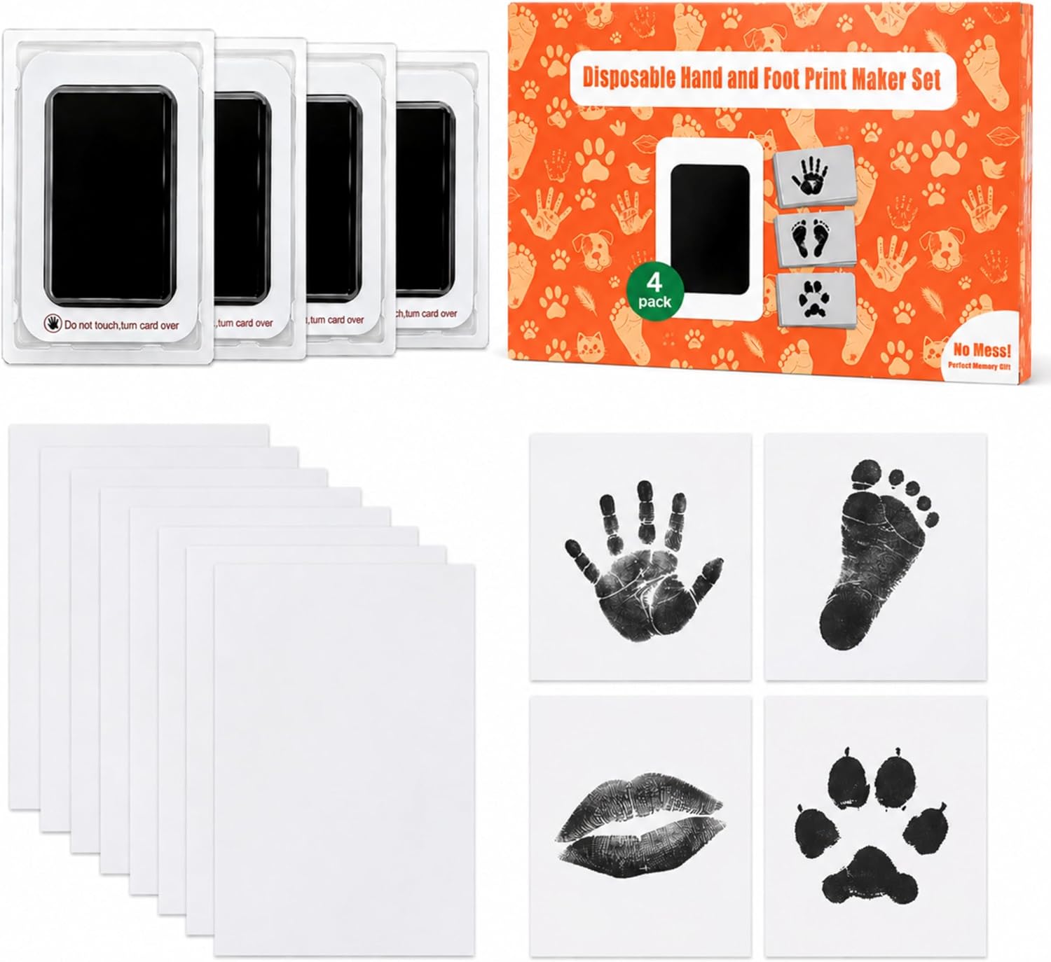 OUKANG Inkless Baby Hand and Footprint Kit