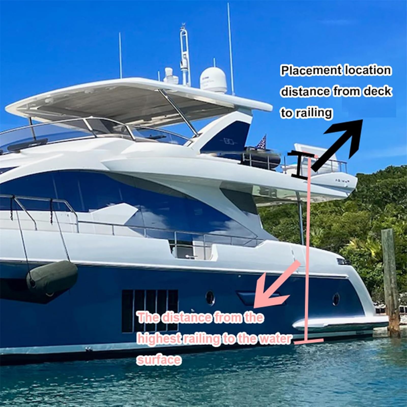 Aufblasbare Yachtrutsche mit Sicherheitsnetz und Luftpumpe – ideal für den gewerblichen Unterhaltungseinsatz im Sommer