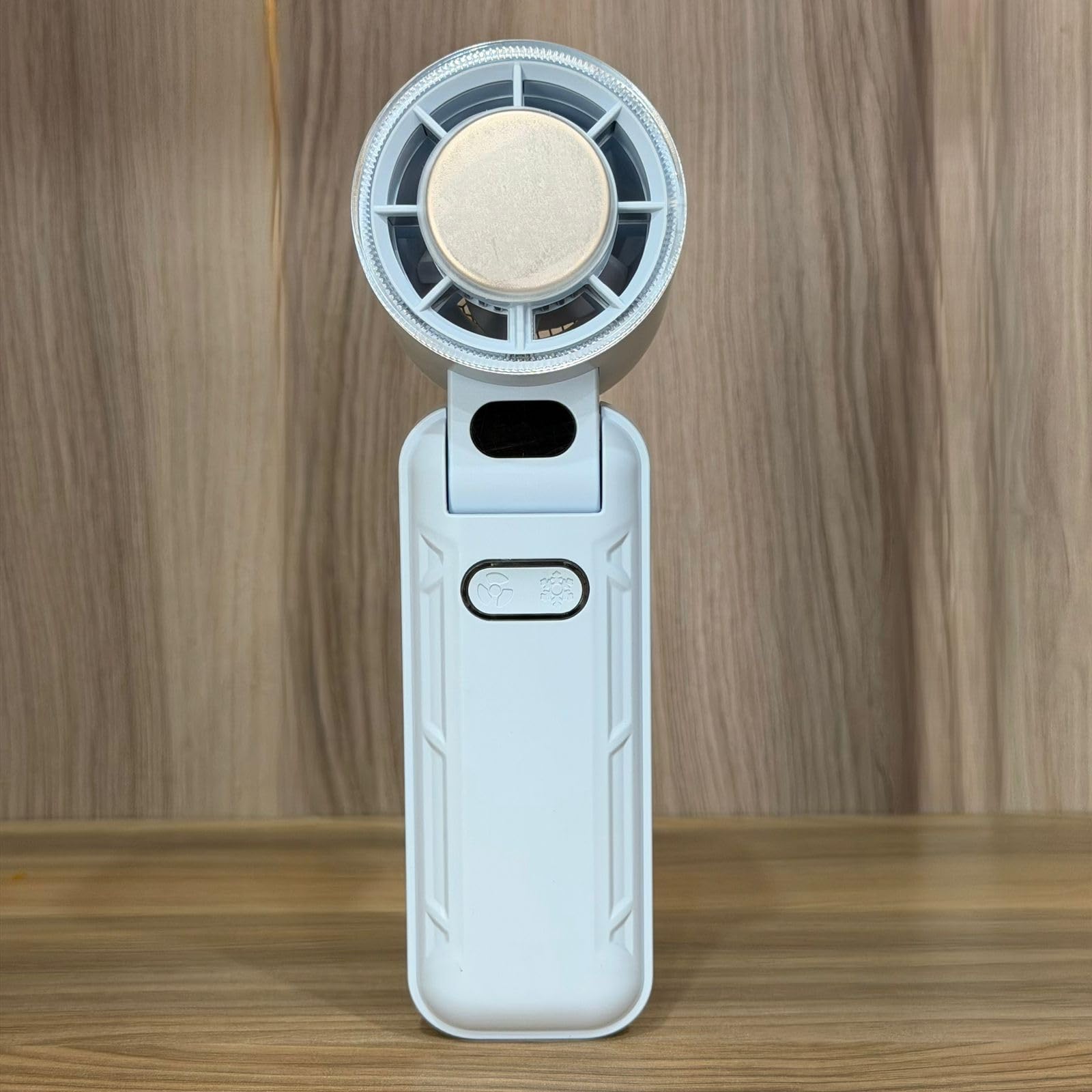 AVIQ Breeze Luxe Air Conditioning Hand Fan, 13000 RPM Personal Fan With Icetouch Cooling 3600Mah USB Rechargeable Battery [Up To 10H] |Quiet Foldable for Travel, Makeup etc. (Sky Blue)-image-2