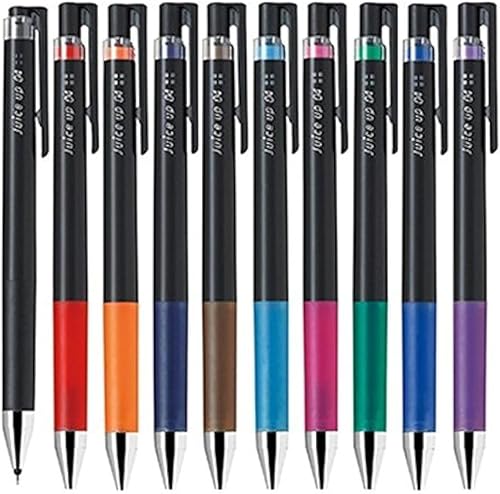 Pilot Juice Up 04 - Bolígrafo retráctil de tinta de gel, punta ultrafina de 0.016 in, LJP-20S4, juego de 10 colores