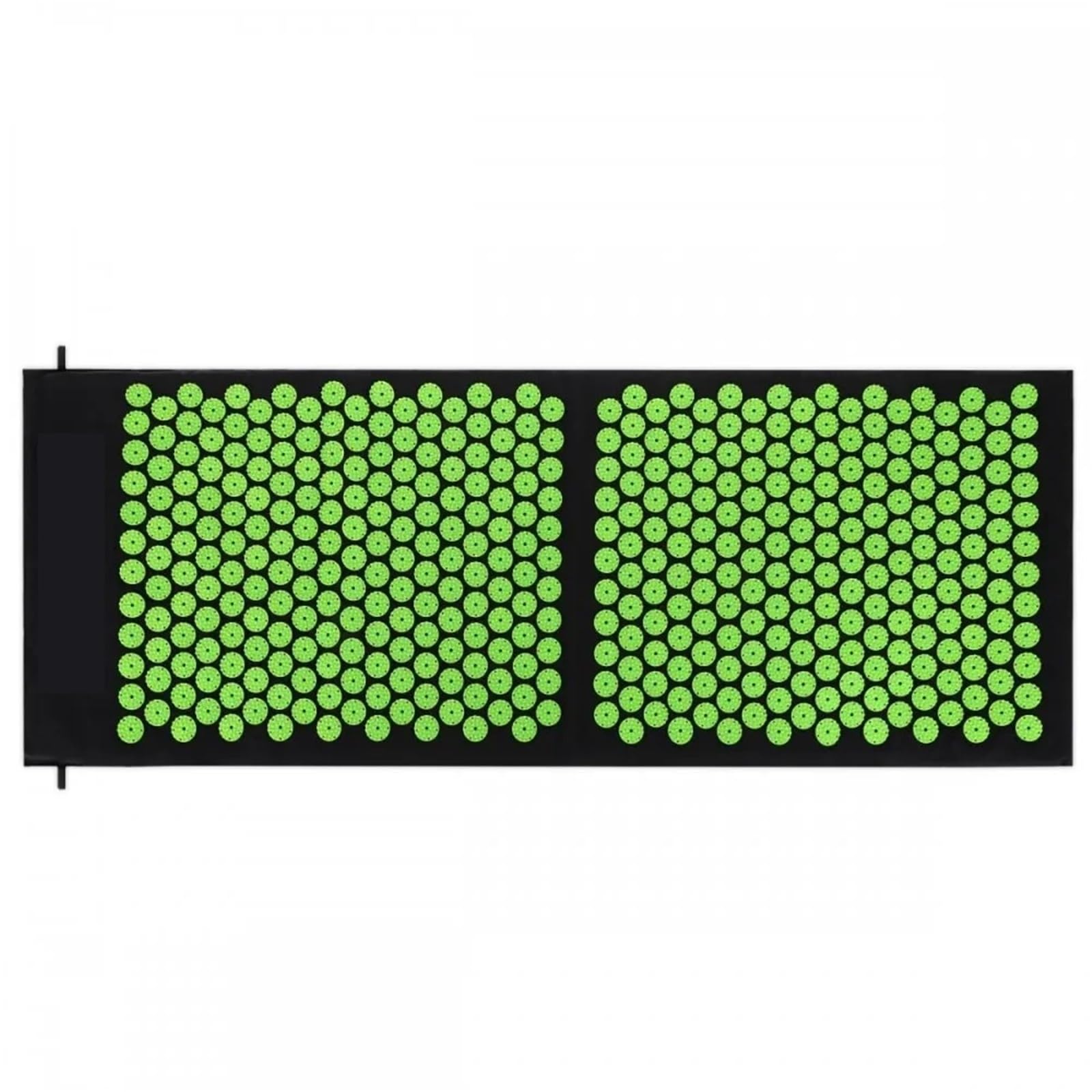 Esterilla Acupresion Juego de estera de acupresión con esponja de flor de loto de 130x50x2,5 CM for estera de masaje de acupuntura for Yoga(Green)