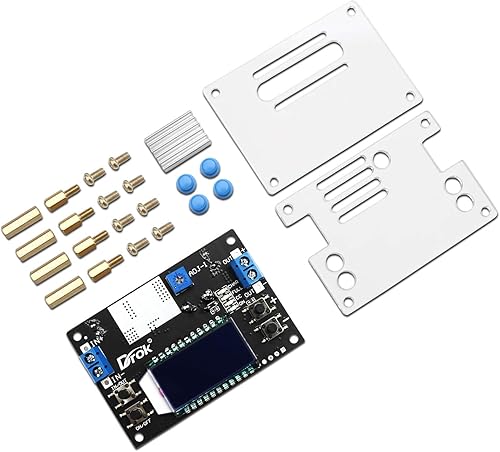 Miniatura 4 de DROK Convertidor Buck 12v a 5v, tablero regulador de voltaje DC 6.5-36V 24v paso abajo a DC 1.2V-32V 12 V V V transformador reductor 4.5A 75W CC CV