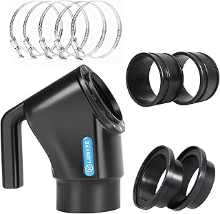 4" Magnetic Dust Collection Quick Connect Kit with Handle, 4-Pack Fittings Set for Woodworking Systems with Fast Hose Switching