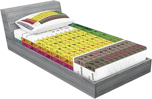 Miniatura 248 de Ambesonne Juego de sábanas bajeras y fundas de almohada occidentales, sombrero de vaquero con temática del salvaje oeste y cuerda de ganadería vieja