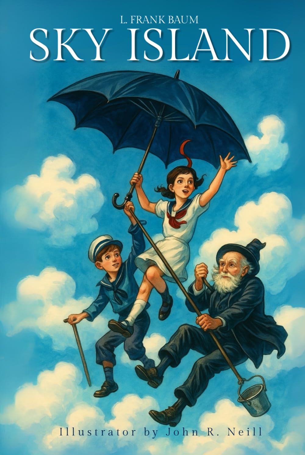 Sky Island : Being the Further Exciting Adventures of Trot and Cap'n Bill after Their Visit to the Sea Fairies: with original Illustrations & Annotated