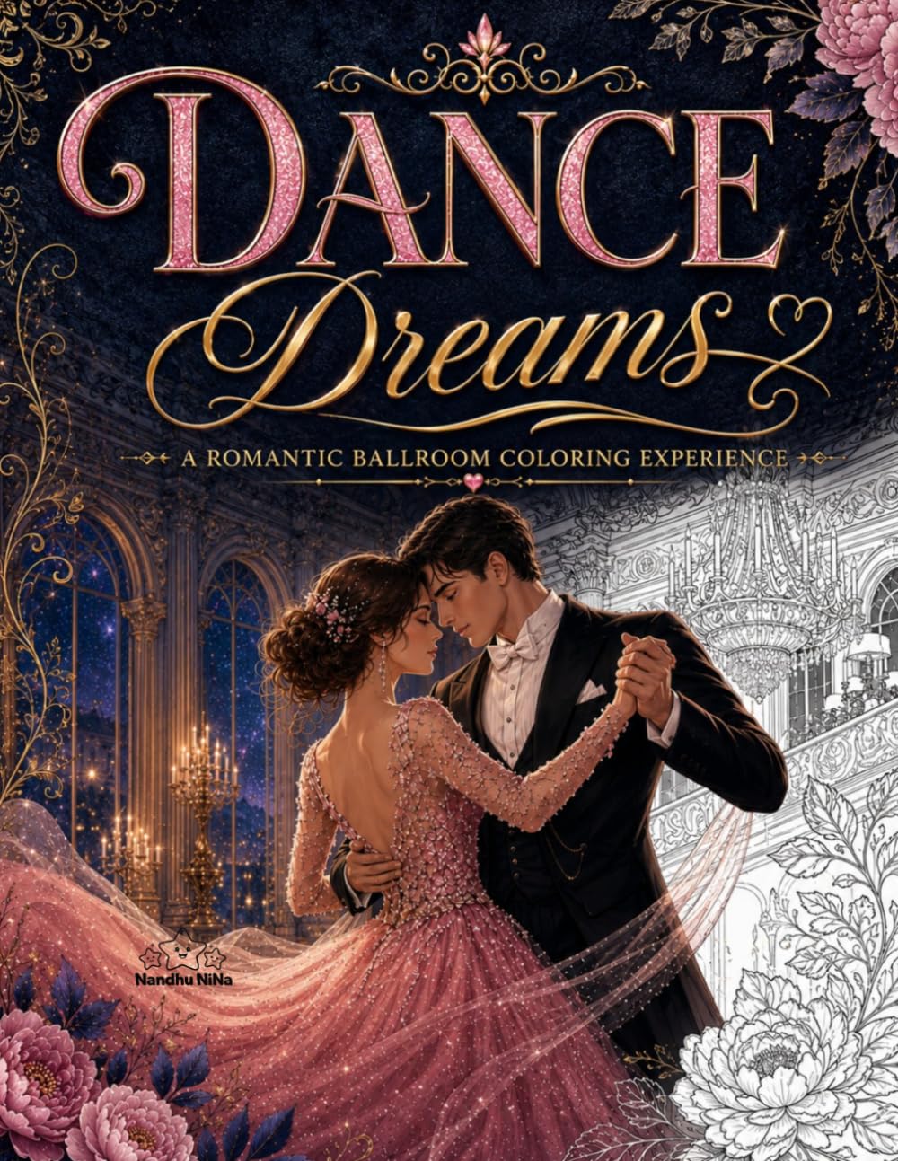 Dance Dreams Coloring Book: From Waltz to Salsa – Color the Art of Ballroom Dance (Dance Coloring Book For Teens and Adults)