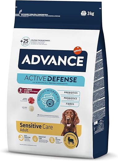 Advance – Pienso para perros adultos Advance Sensitive cordero y arroz.